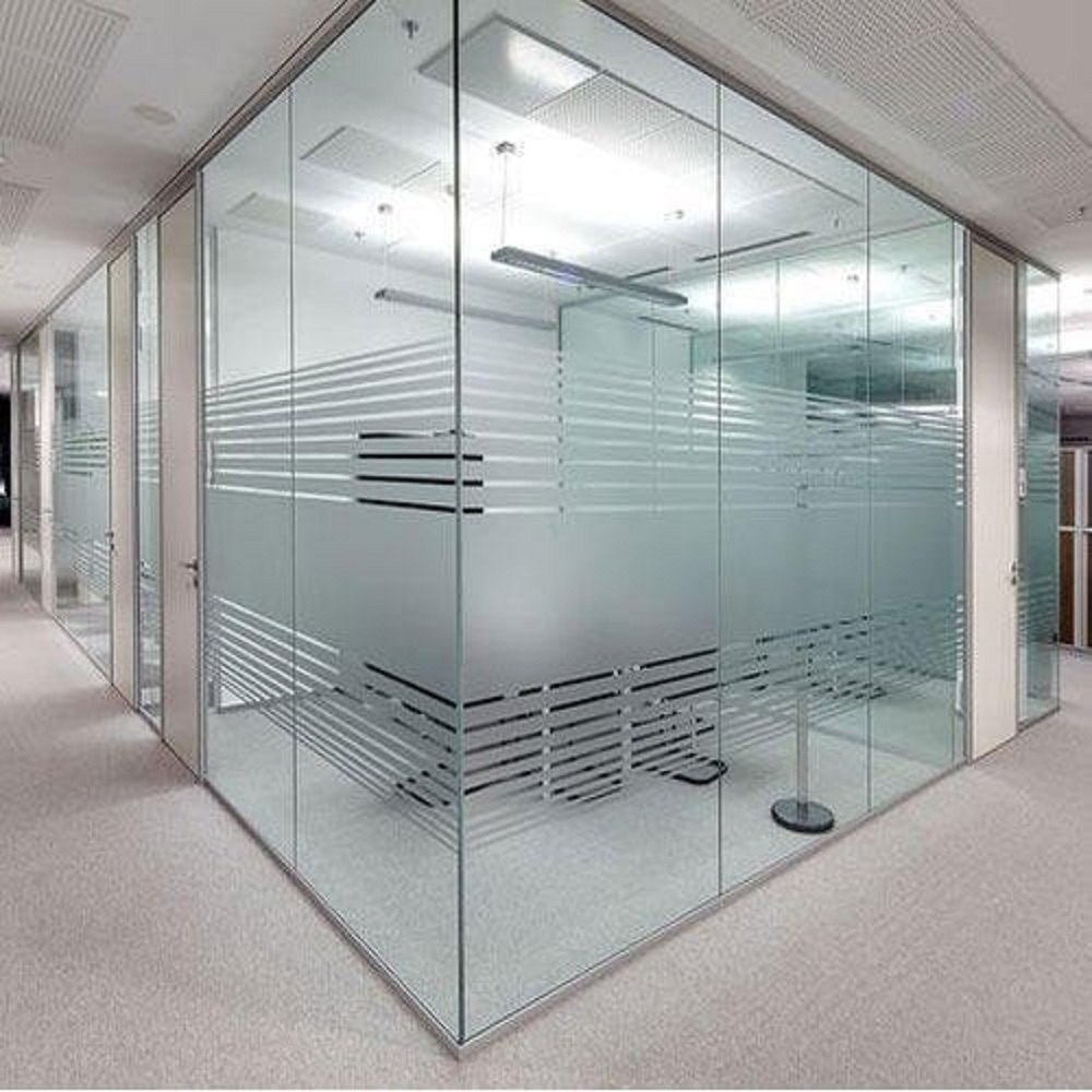 Office Partitions with 12mm Toughened Glass